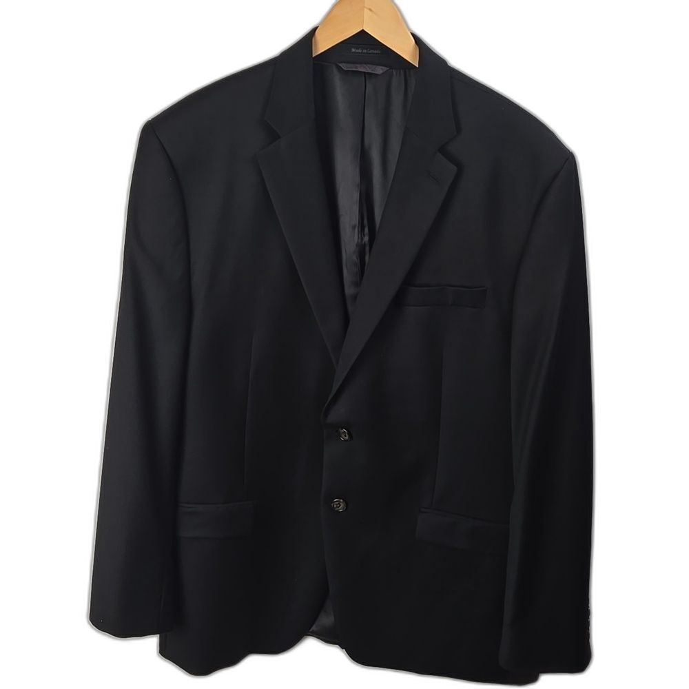 Lauren Ralph Lauren Macy's Mens Store Black Jacket, Sz 46R Professional Business